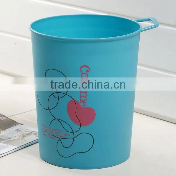 three size PP plastic wastbin with the handle