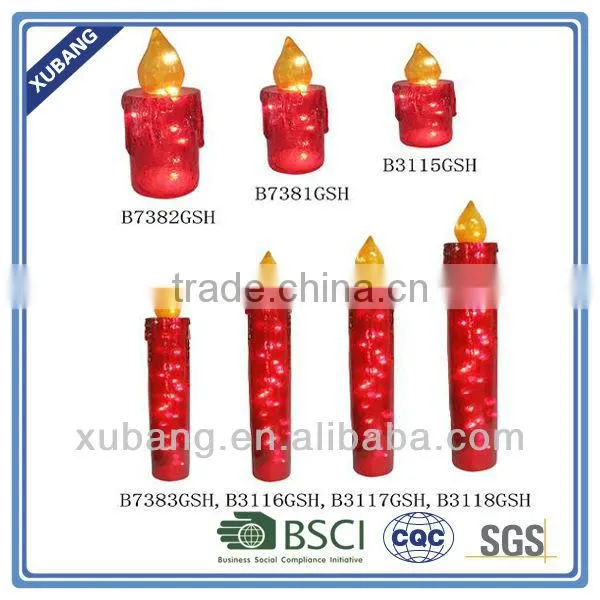 Promote New LED Christmas candle lights decoration candles