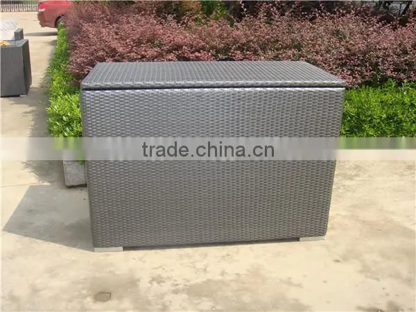 2015 large size outdoor rattan storage box