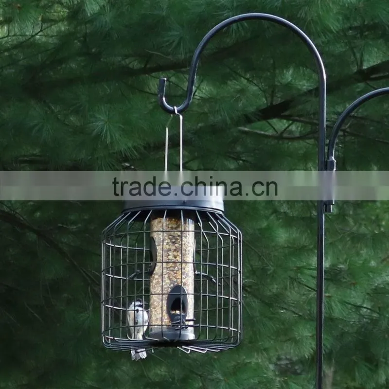 Squirrel-proof wild bird feeders