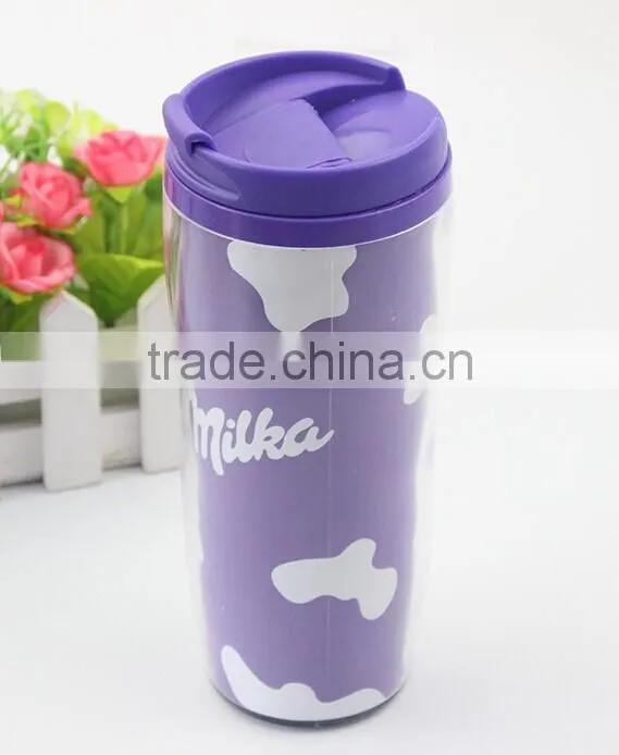 Double Wall Plastic Cup Sports water bottle coffee mug