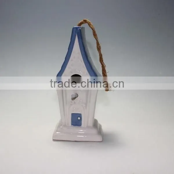 Pottery Handpainting Bird House