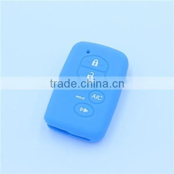 Silicone car key covers, remote key case for toyota 5 buttons with A/C buttons