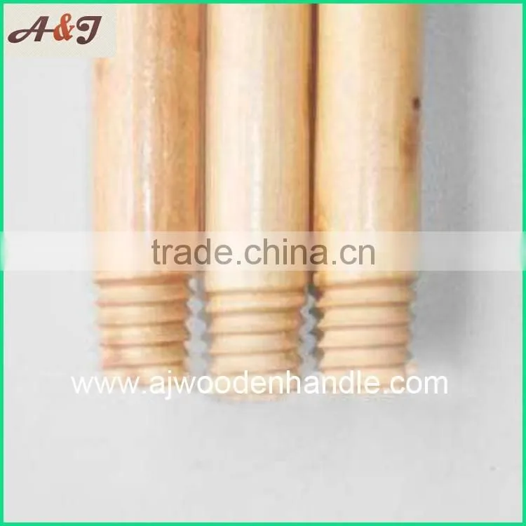 2 times varnishing eucalyptus mop wood handle, broom wooden stick