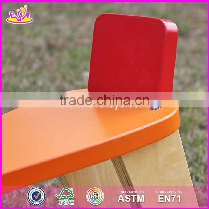 2017 New design funny rocking horse toddlers wooden ride on toys W16D109-S