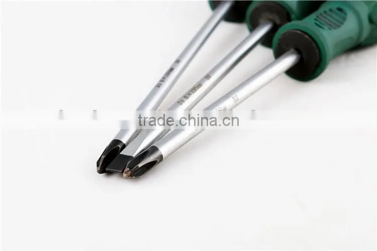 Industrial comfortable screwdriver of stainless steel