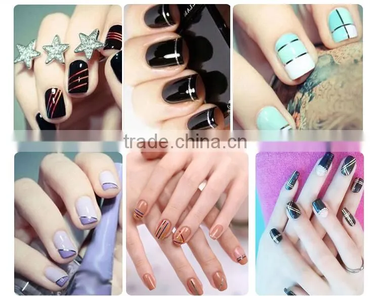 DIY Nail Art Decoration 3D colorful Nail Tape nail art stripe tape