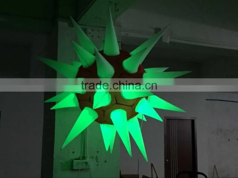 Factory price decorative inflatable led star for party