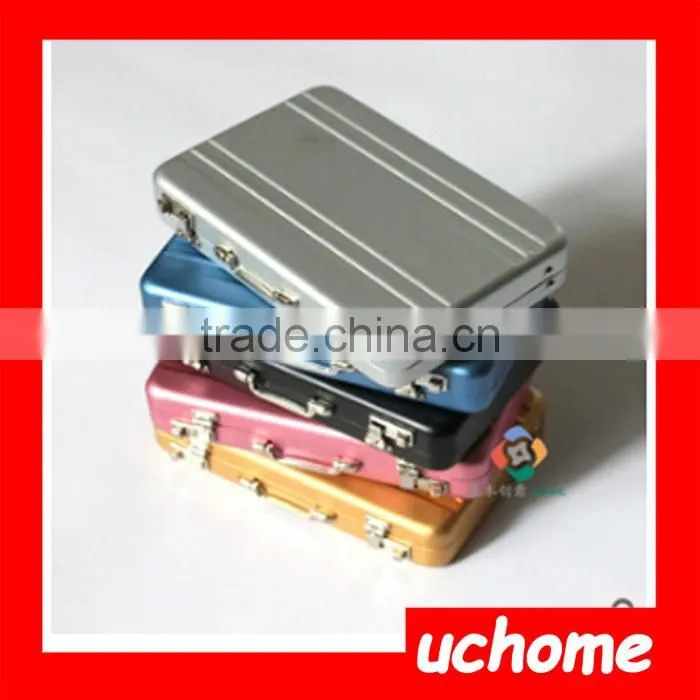 UCHOME Factory Wholesale Suitcase Briefcase Style Business Credit Bank Card Holder