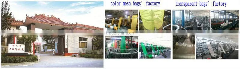 PP circular mesh bags for packaging vegetables