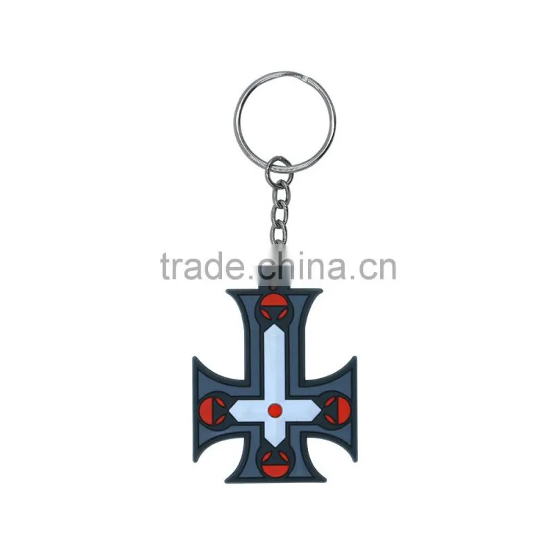 Promotional pvc keychains custom special keyrings 3D shape soft pvc keychain