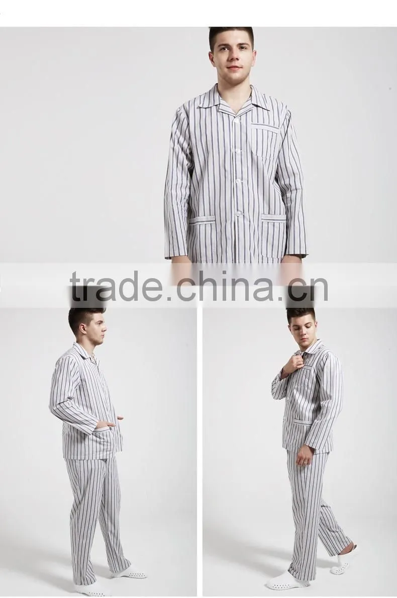 100% cotton patient insulating clothes professional meidical textile hospital gown