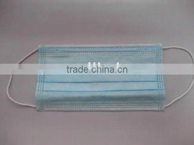 disposable tie-on surgical face mask