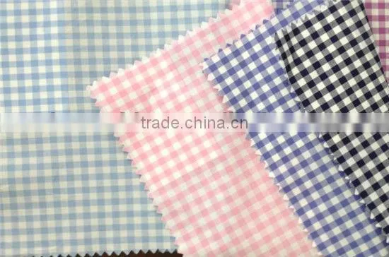 Men Gingham shirts 100 cotton checks/plaids shirt button down high collar shirts