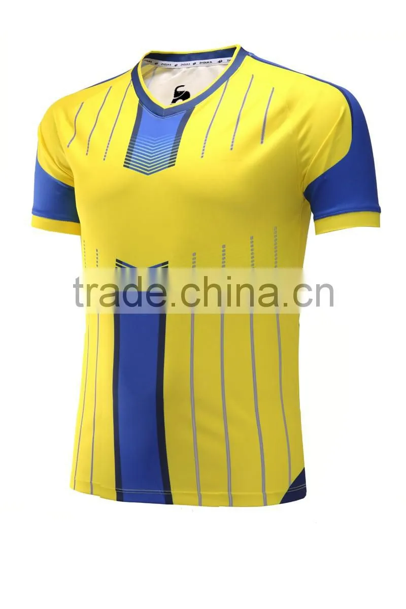 Best quality sublimation printing men's Soccer Jersey