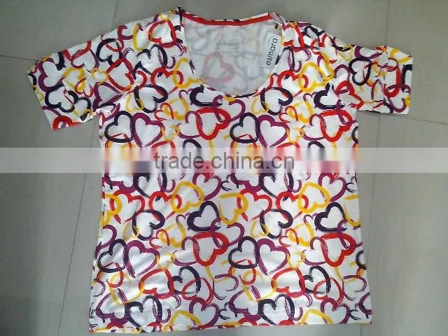 Ladies Fashionable T Shirt (Garment Stock lots / Apparel Stock / stocklots / Garment Apparel from Sri Lanka / Bangladesh)