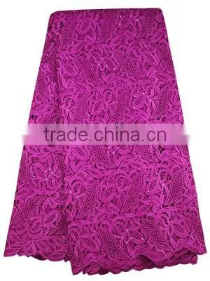 White Bridal Embroidery Lace Fabric Cupion Guipure Lace From China CP0011