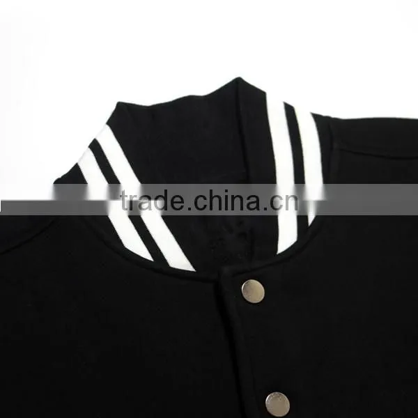 Wholesale blank baseball slim fit jacket for young man