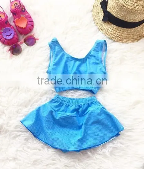 Girls beachwear 2 piece suit swimwear best selling products 2017 in usa