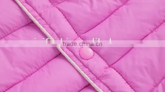 custom made new design casual children kids 3 pcs winter clothing sets(jacket+vest+pants)