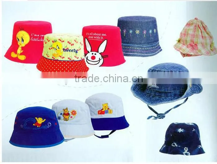 Pot 100% cotton fabric men bucket hat floppy hat