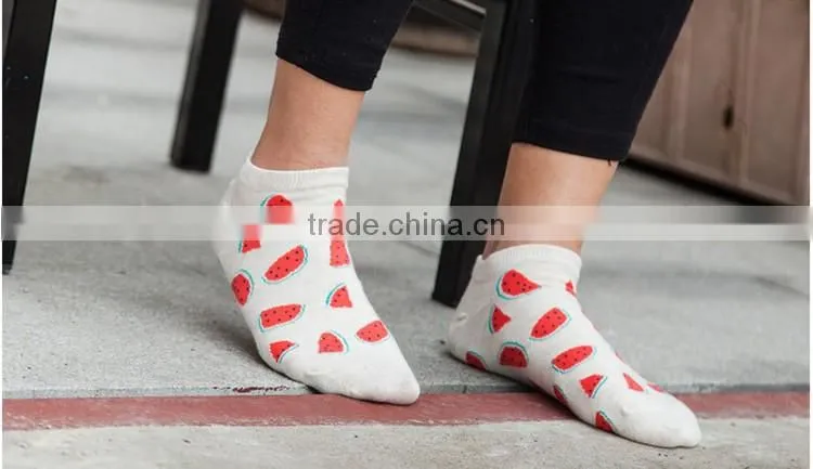 New style different pattern cotton Korean style men wear sport Ankle Invisible Sock compression sock