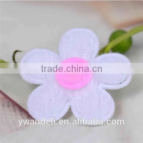 Lots 100pcs Felt Padding Flower, Craft Sewing Trims Padding Flower, Applique DIY Wedding Padding Flower