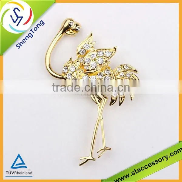 2015 high quality rhinestone brooch napkin rings