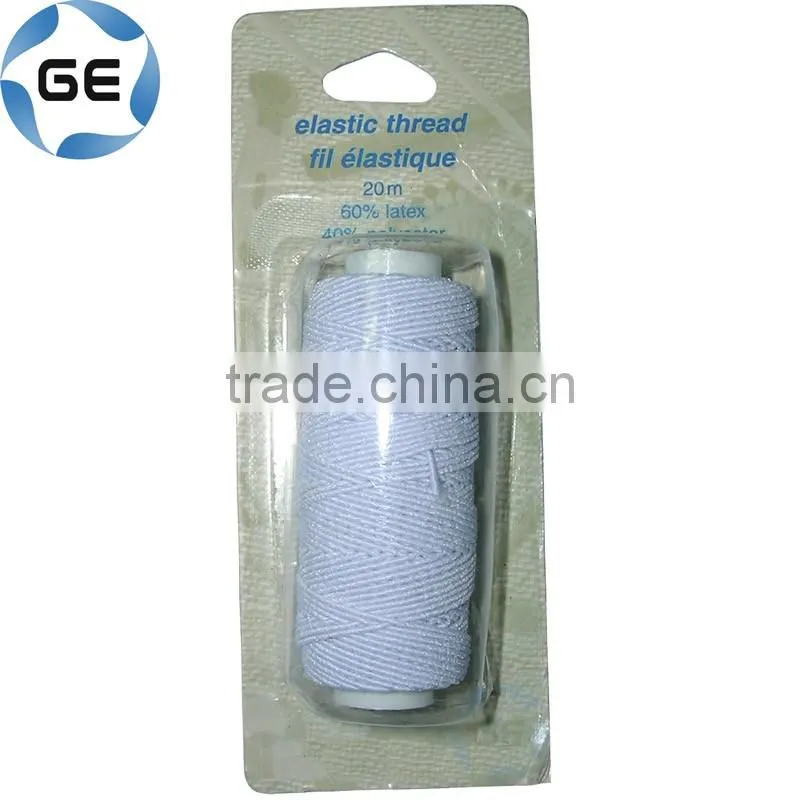 Covered Rubber Elastic Thread Small Tube Latex Yarn for Sewing Knitting Blister Packaging