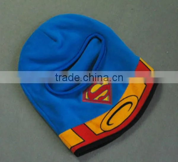cartoon mask polar fleece face beanie hat