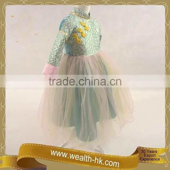 Chinese Dolls Style Girls Fancy Party dress