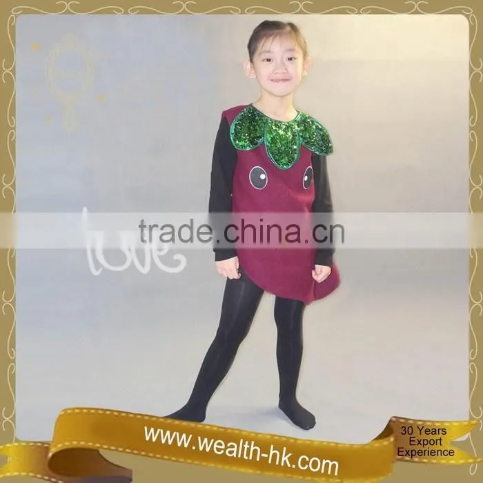 Funny Kids Party Wear Eggplant Costume