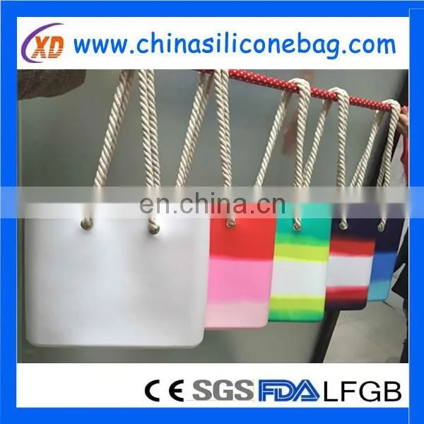 Newest fashionable silicone lady hand bag,beautiful silicone shoulder bag