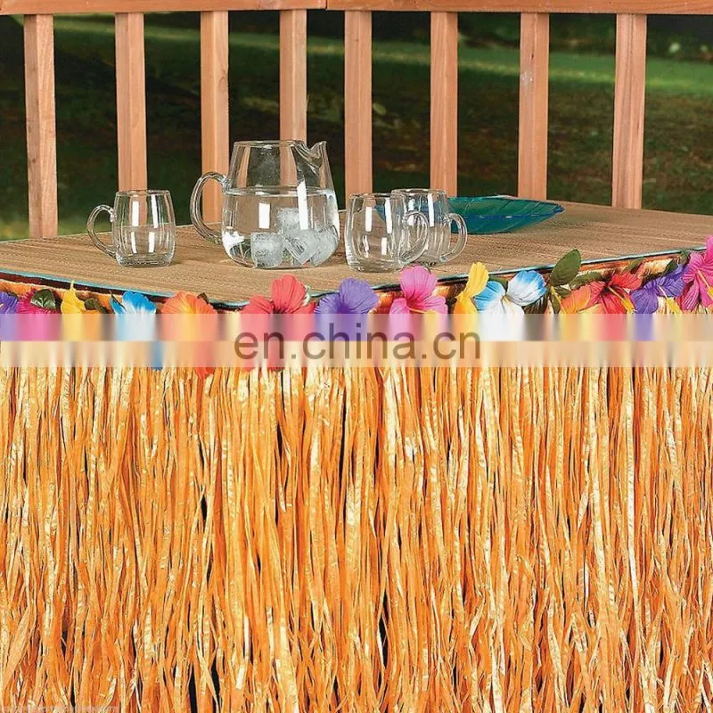 Novelties Hawaiian Luau Party Grass hawaiian table skirt