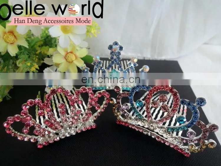 Wedding Rhinestone Tiara Wedding Hair Comb Clip
