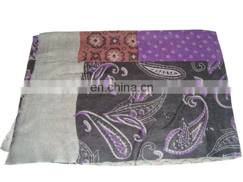 Latest Design Women Fashionable Long Cheap Shawls voile Printed Pashmina