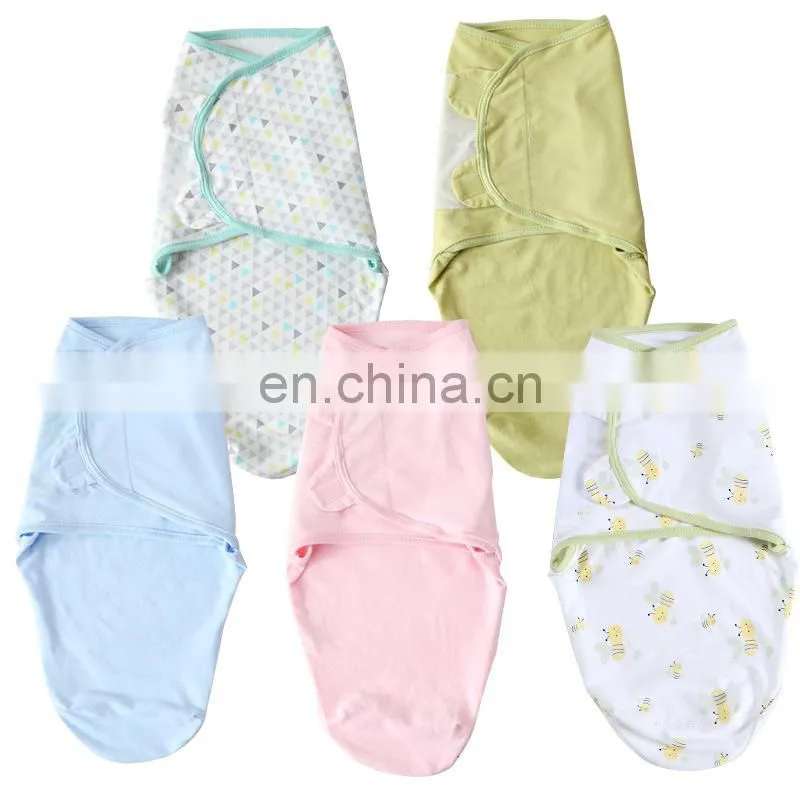 Assorted Color Baby Muslin Swaddle Wrap Cartoon Newborns Blankets
