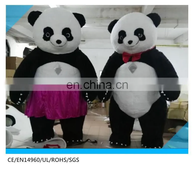 wedding mascot inflatable costume panda