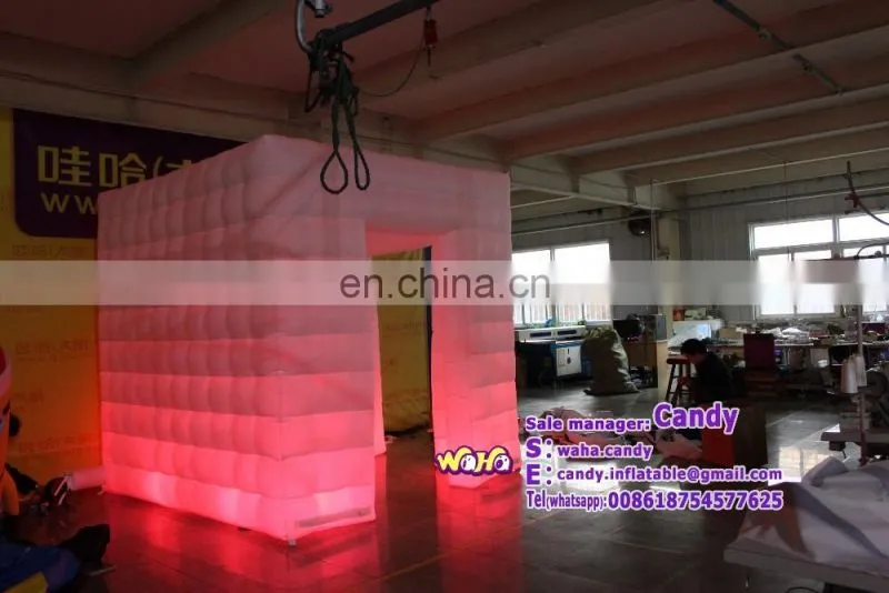 Portable led photo booth tent inflatable photo booth for sale