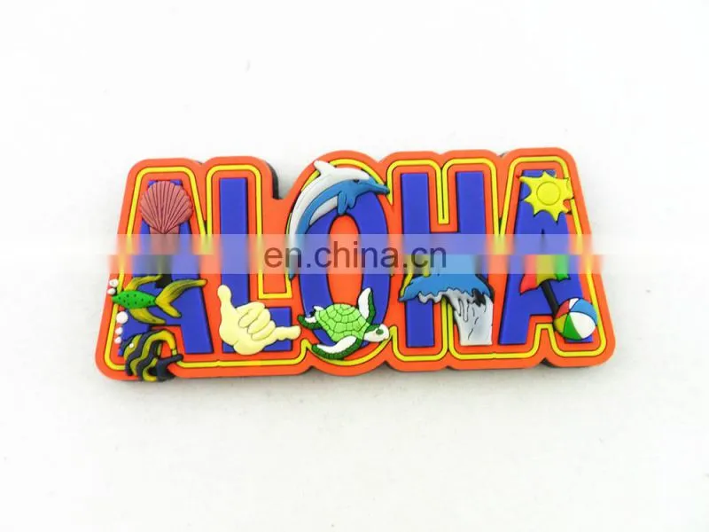 custom logo 3D cartoon rubber/silicone PVC label/badge