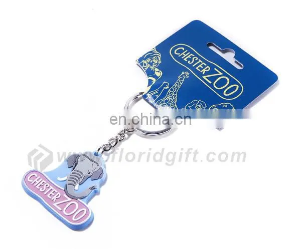 Factory direct soft beautifull pvc keychainfor promotion gift