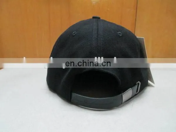 black color customize embroidery with sticker snapback hats