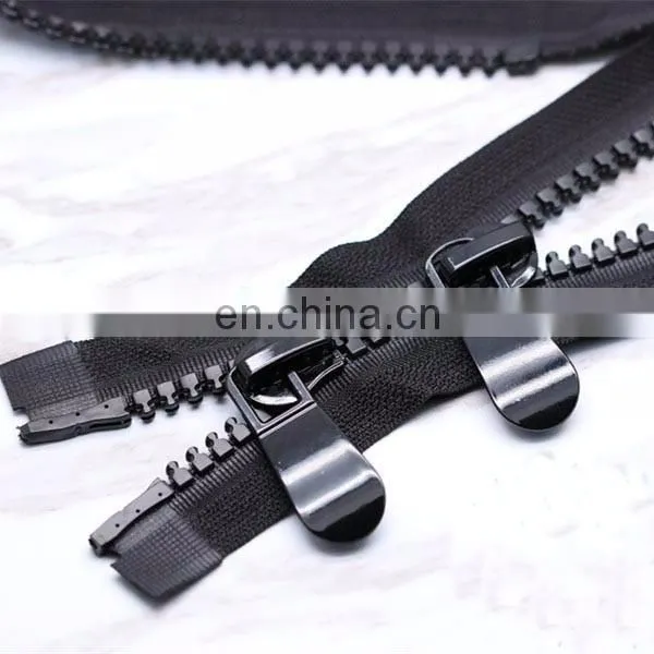 Wholesale Price Plastic Material and Eco-Friendly Feature Black zipper