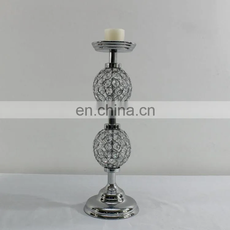 Crystal Tea Light Candle Holder Candlestick