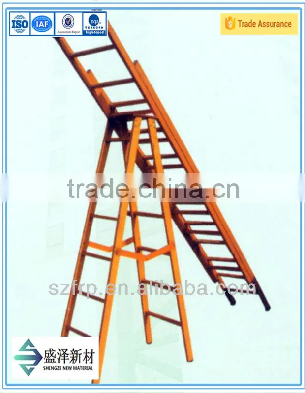 2016 New Design single straight frp grp fiberglass attic ladder