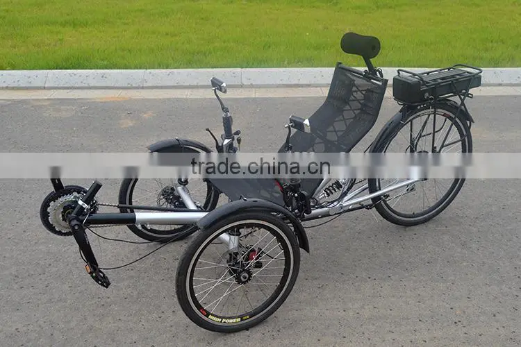 Single Person 3 Wheel Electric Recumbent Tricycle