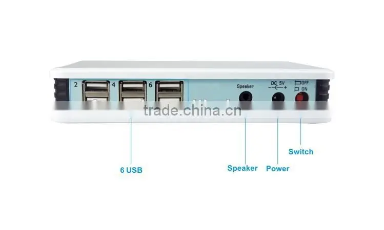 Multi Ports Burglar Alarm Mobile Phone Security For Open Merchandising