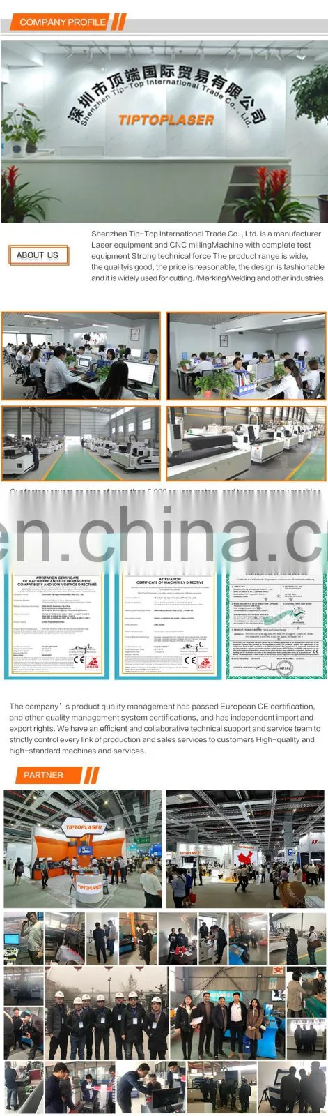 Low price CNC sheet &tube fiber laser cutting machines laser cutter sheet metal