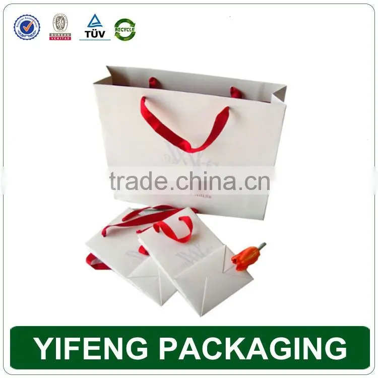China Supplier customized popular wholesale paper carrying gift wine bottle bags