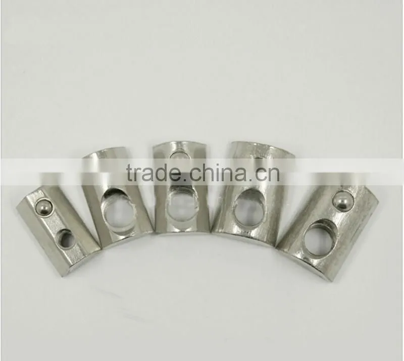 m8-45 roll in t nuts with ball spring wholesale wheel nut nut/bolt